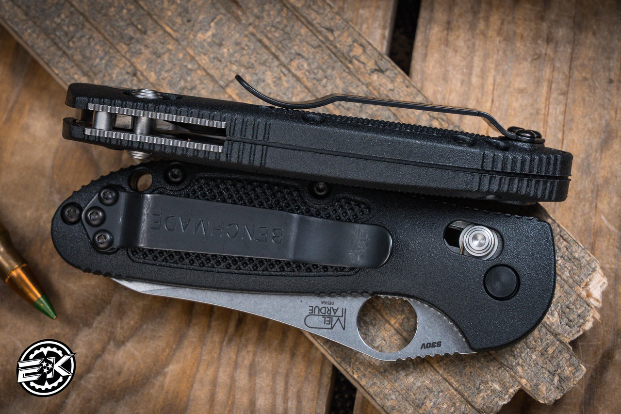 Benchmade Mini Griptilian AXIS Lock Knife Black 2.9
