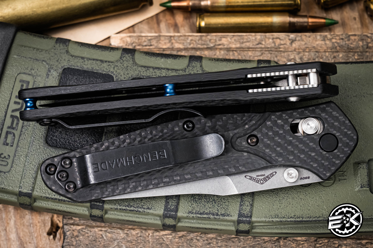 Benchmade Osborne AXIS Lock Folding Knife Carbon Fiber 3.4