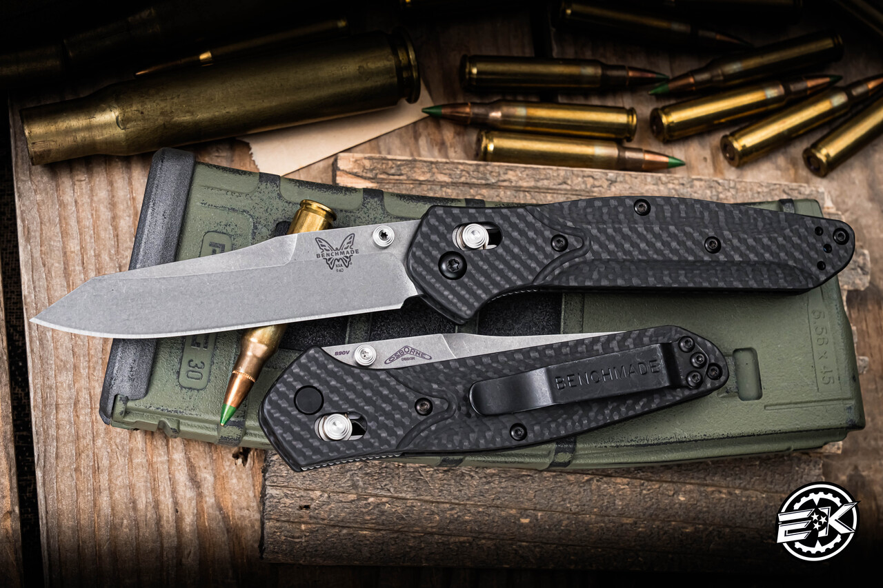 Benchmade Osborne AXIS Lock Folding Knife Carbon Fiber 3.4
