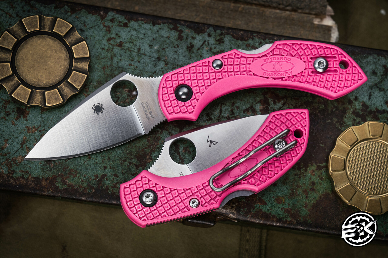 Spyderco Dragonfly 2 Pink Heals Lightweight Knife Pink 2.3