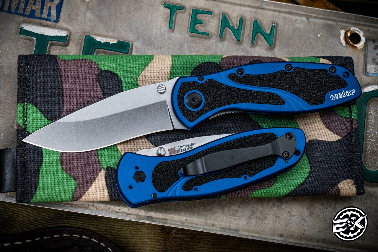 Kershaw Blur Assisted Knife Blue 3.75