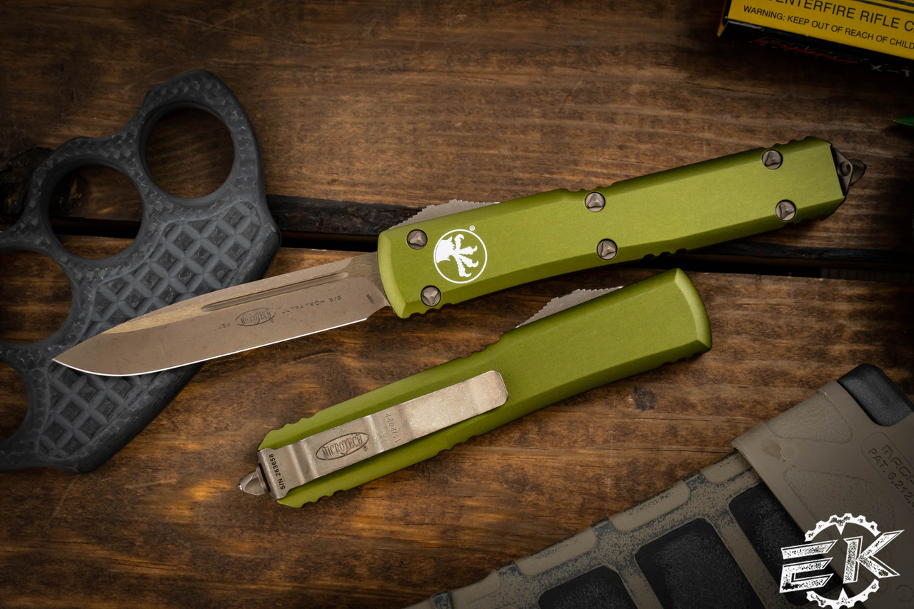 Microtech Ultratech OD Green OTF Automatic Knife 3.4