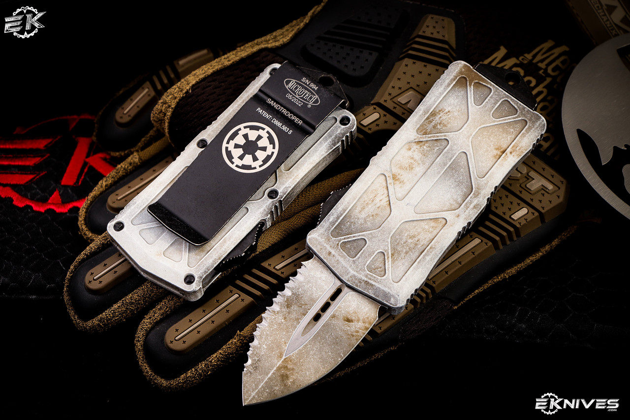 Microtech Sandtrooper Exocet Money Clip OTF Knife 1.9