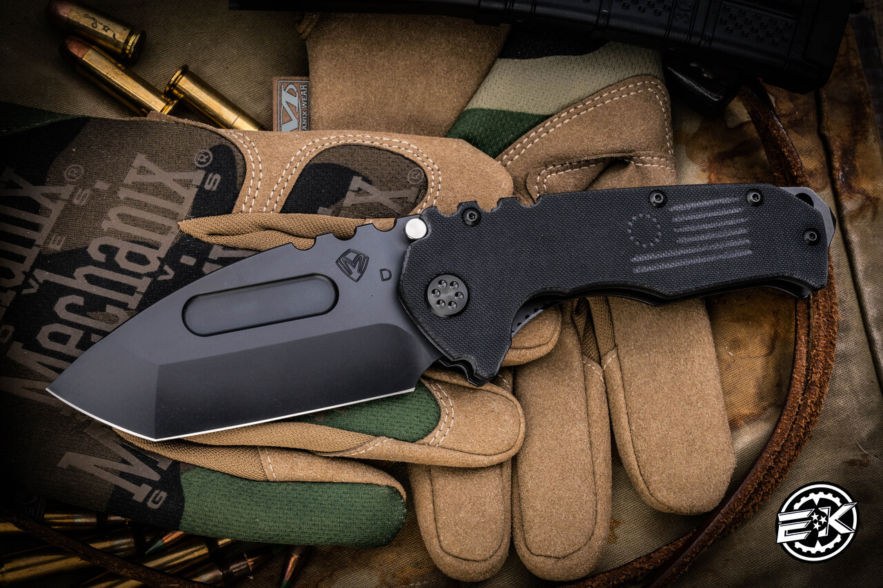 Medford Praetorian Scout M/P Folding Knife Black G10 3.75