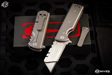 Chaves Knives Ultramar CHUB Flipper Titanium Utility Knife 2.5" Blade