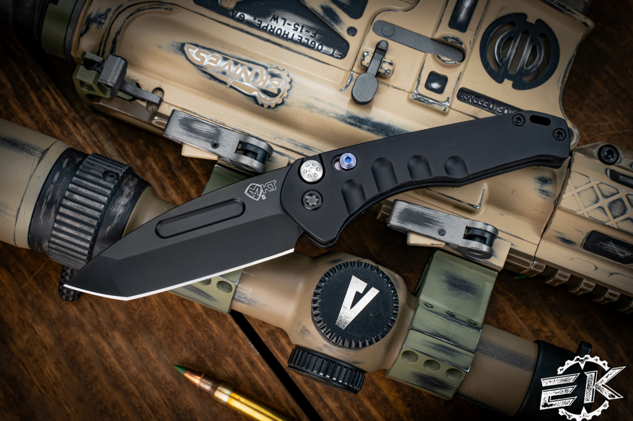 Medford Praetorian Swift Auto Folding Knife Black 3.3
