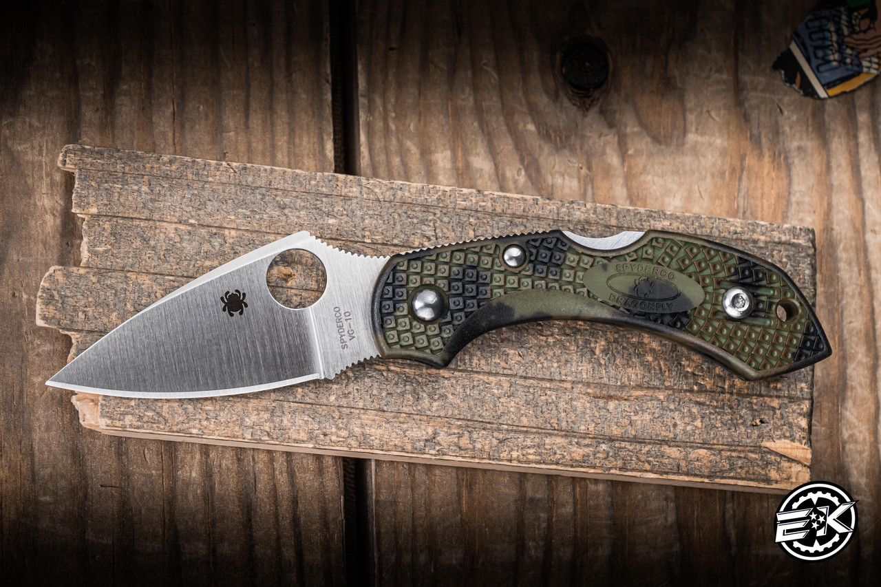 コブ太郎2 Spyderco Dragonfly 2 Lockback Zombie FRN 2.28