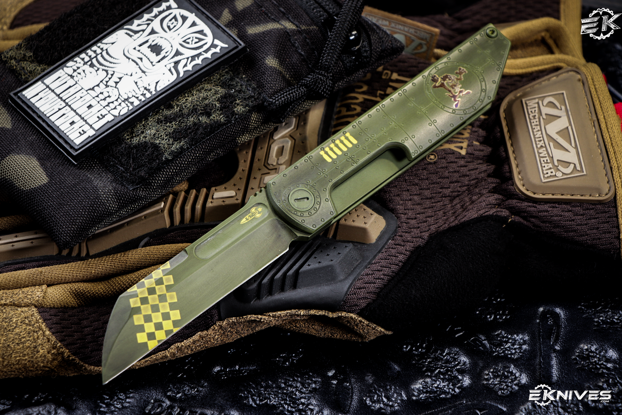 D Rocket Design Revenge "Fukushu" Front Flipper Titanium 3" M390