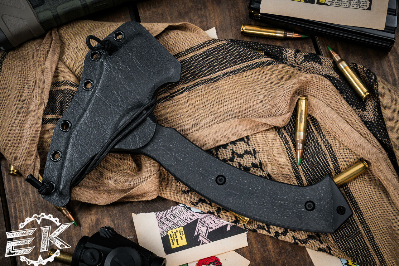 Toor Knives F13 Tommy Tomahawk Shadow Black G10 5.5