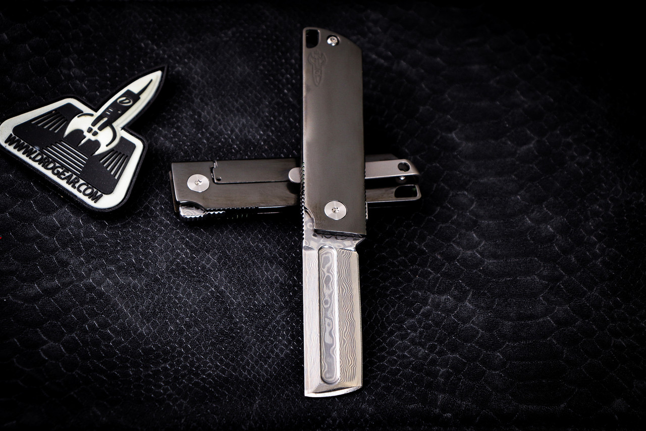D Rocket Design SpaceXi Zirconium Folding Knife 2.25
