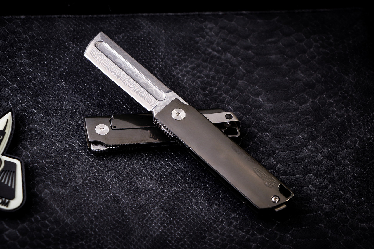 D Rocket Design SpaceXi Zirconium Folding Knife 2.25