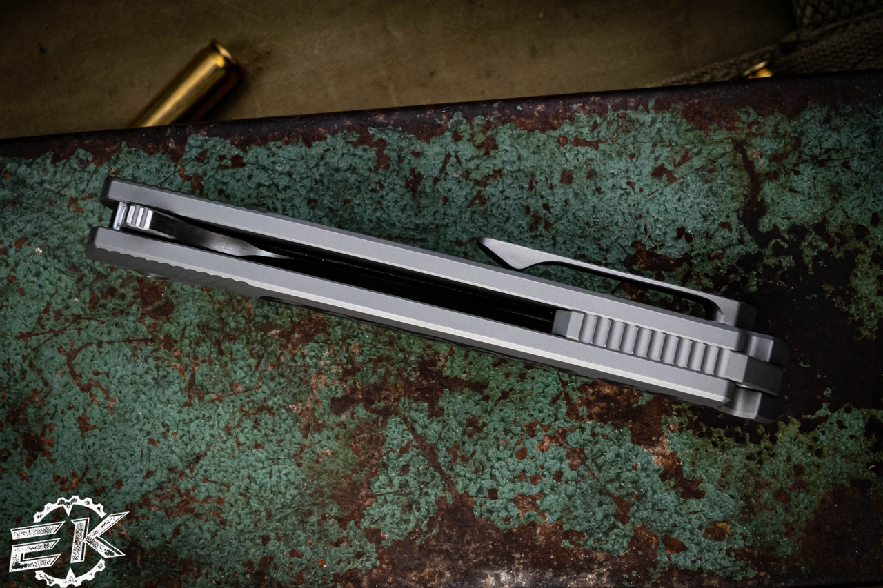 Ochs Worx Solarstorm EDX Titanium/Black Twill Carbon Fiber Knife