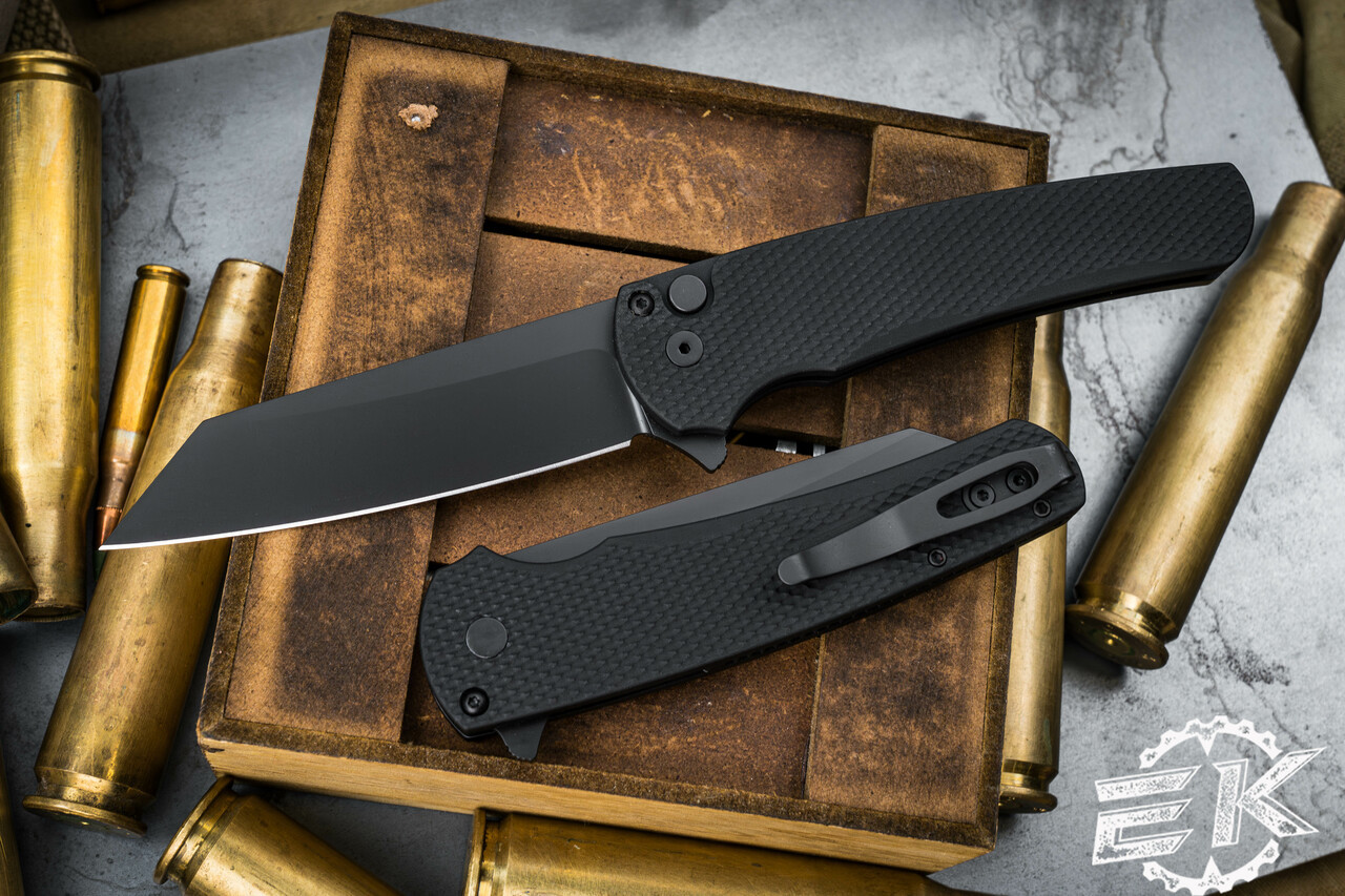 ProTech Malibu Manual Flipper Button Lock Knife Textured