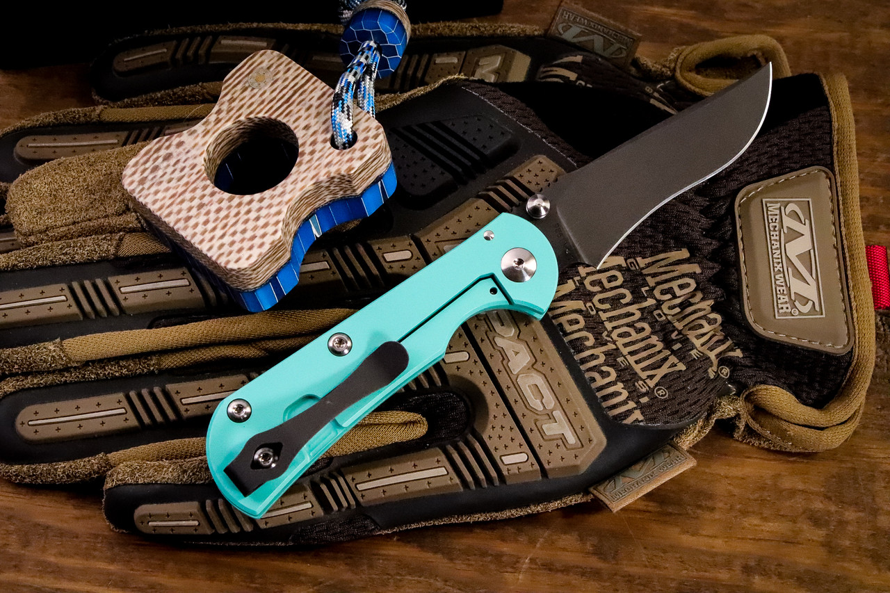 Handheld Knife Sharpener, Teal