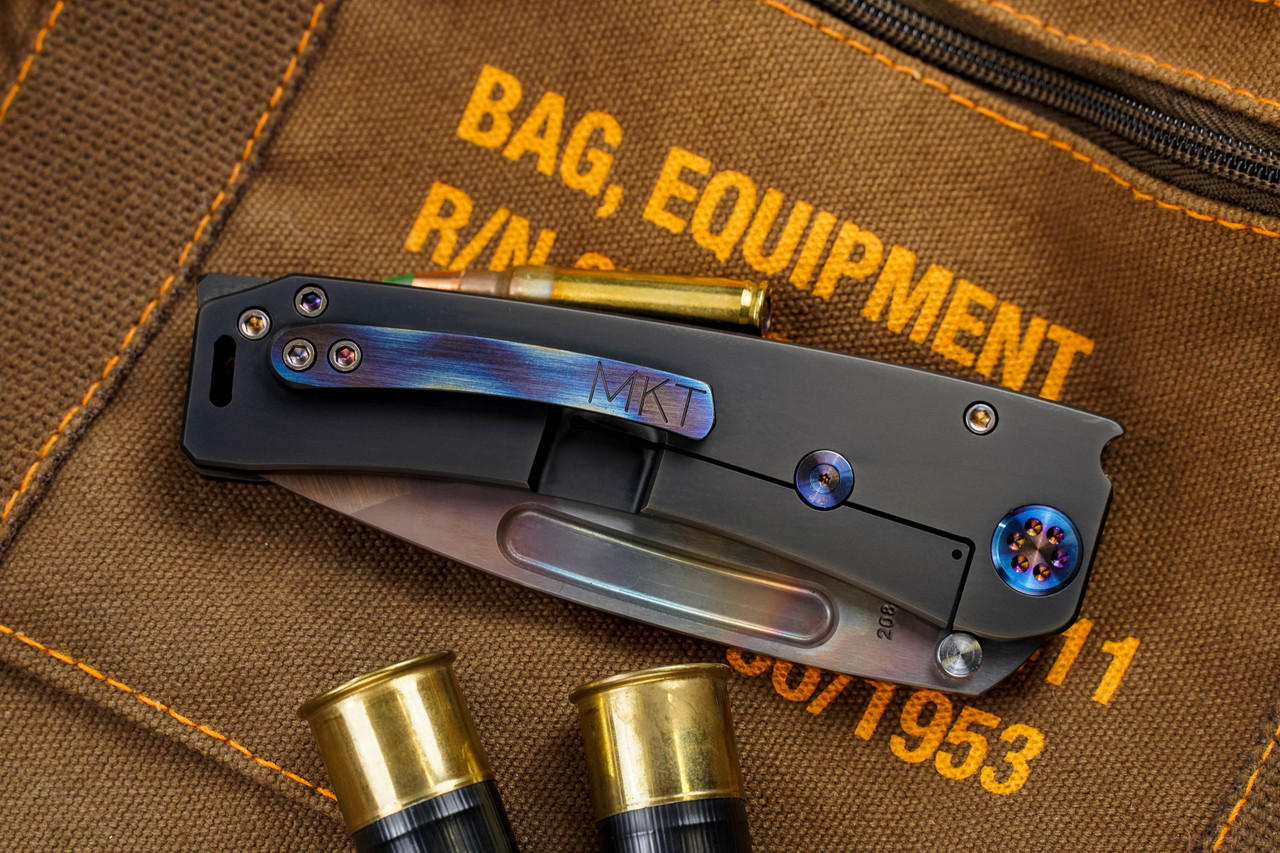 Medford Marauder-H Folding Knife Black PVD Flamed HW/Clip 3.75