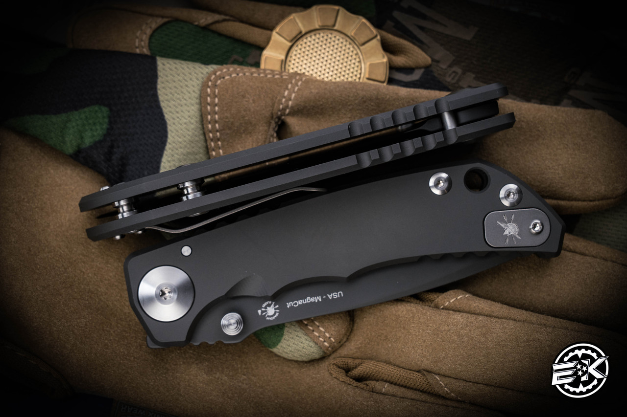 Spartan Blades SHF Harsey Folder Knife Black Titanium 4