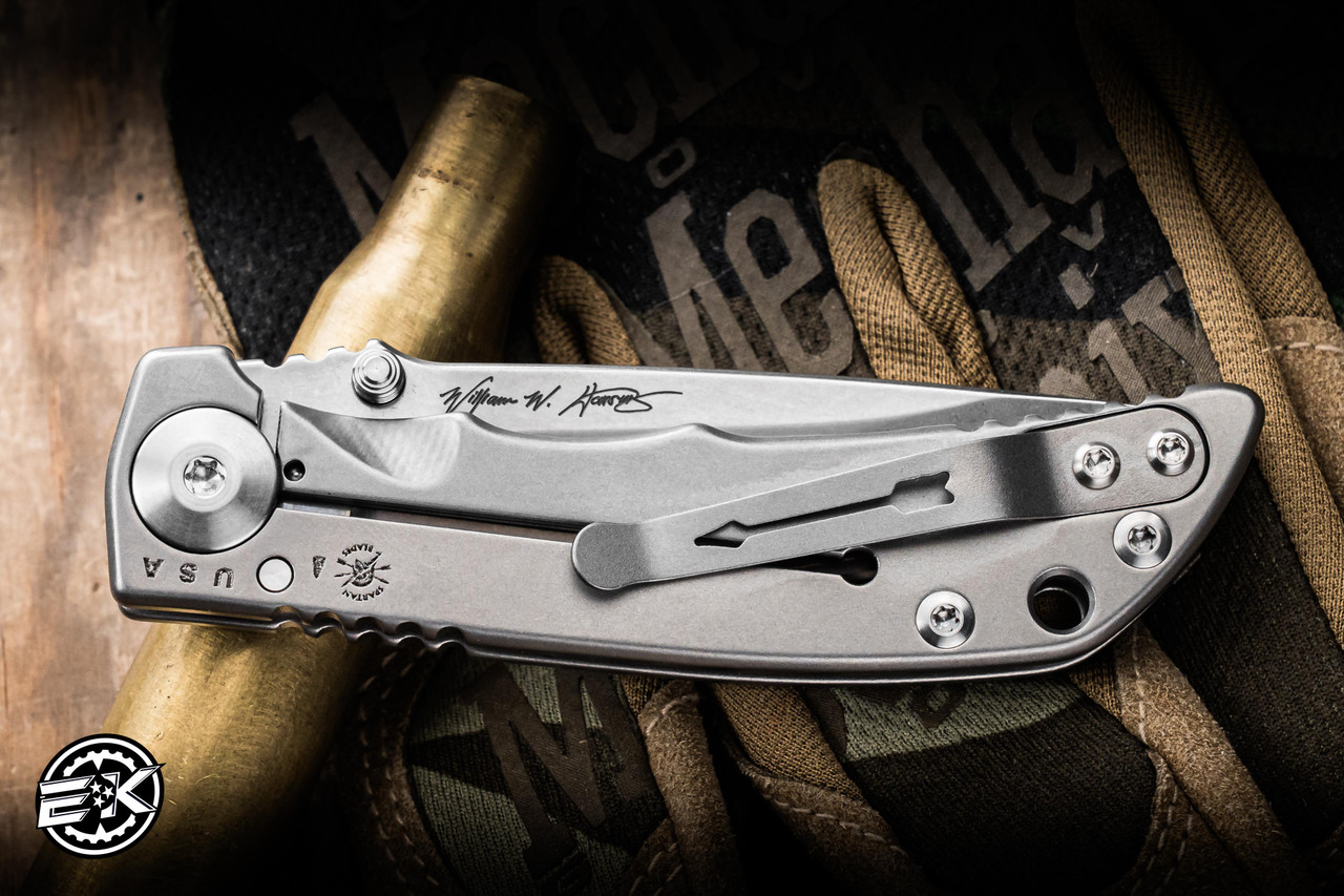 Spartan Blades SHF Harsey Folding Knife Titanium 3.25