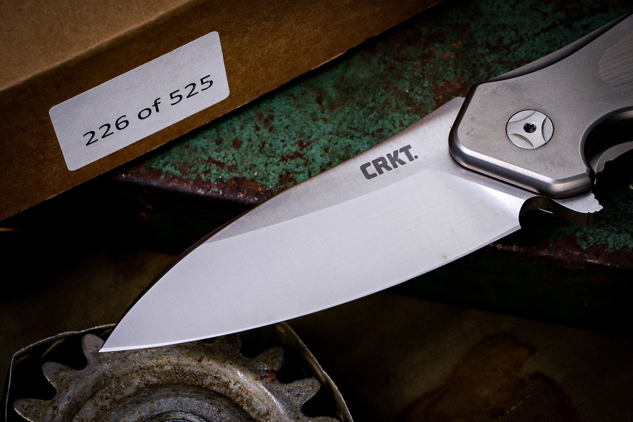 CRKT Ken Onion HiJinx Frame Lock Knife Titanium (3.3