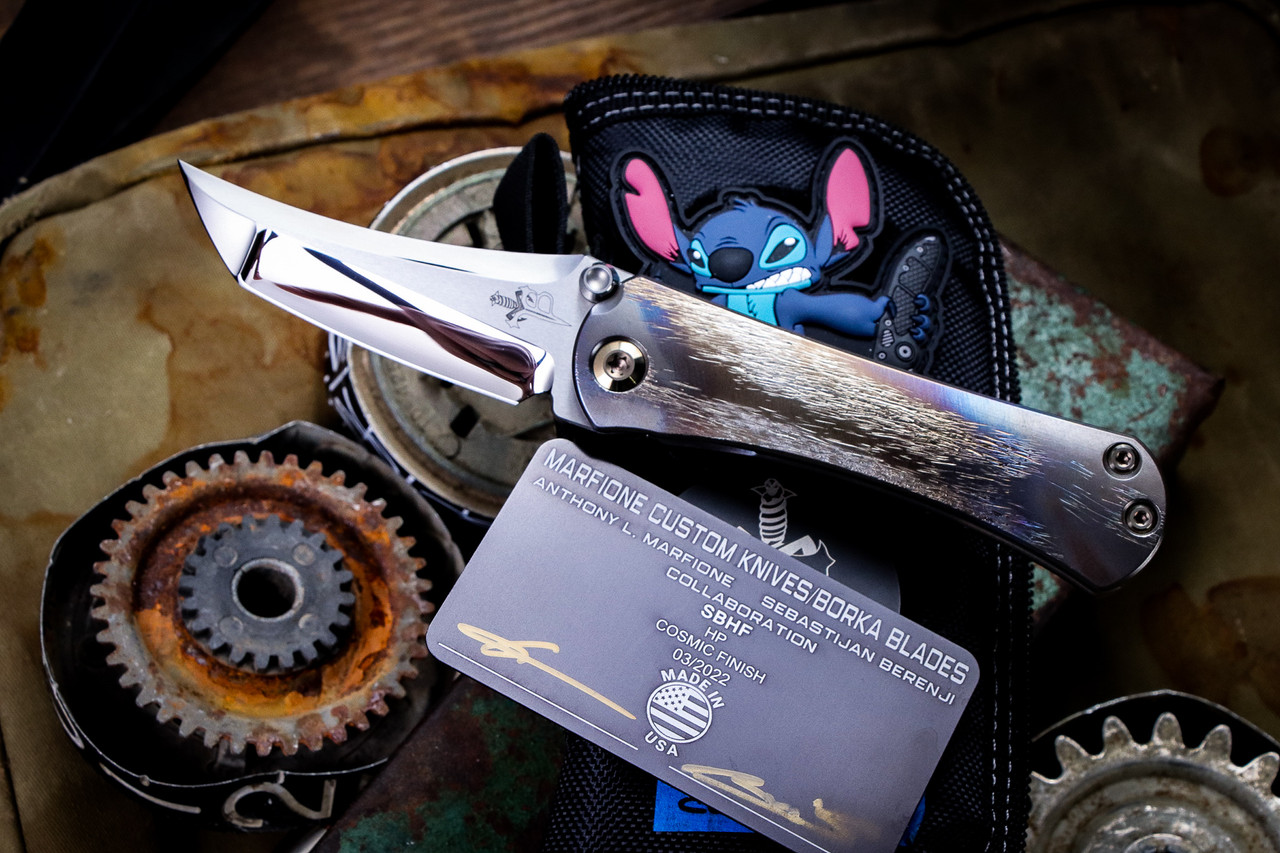 Marfione Custom/Borka Blades SBHF Cosmic Finish 3.25