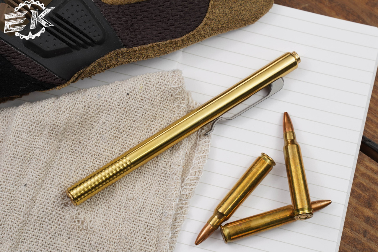 D Rocket Designs Kaze Clip Action Pen Bronze 5.3