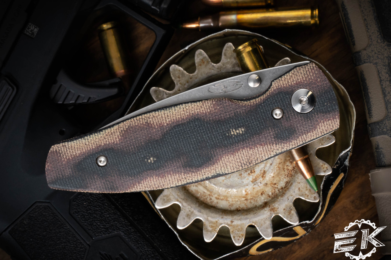 Three Rivers Manufacturing NEUTRON 2 Folding Knife Python Micarta 3 ...