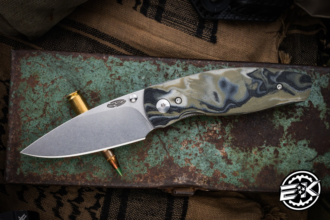Three Rivers Manufacturing NEUTRON 2 Folding Knife Midnight Jungle