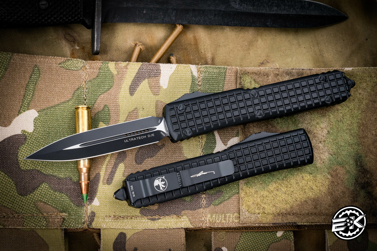 Microtech Ultratech Frag OTF Automatic Knife Black 3.4