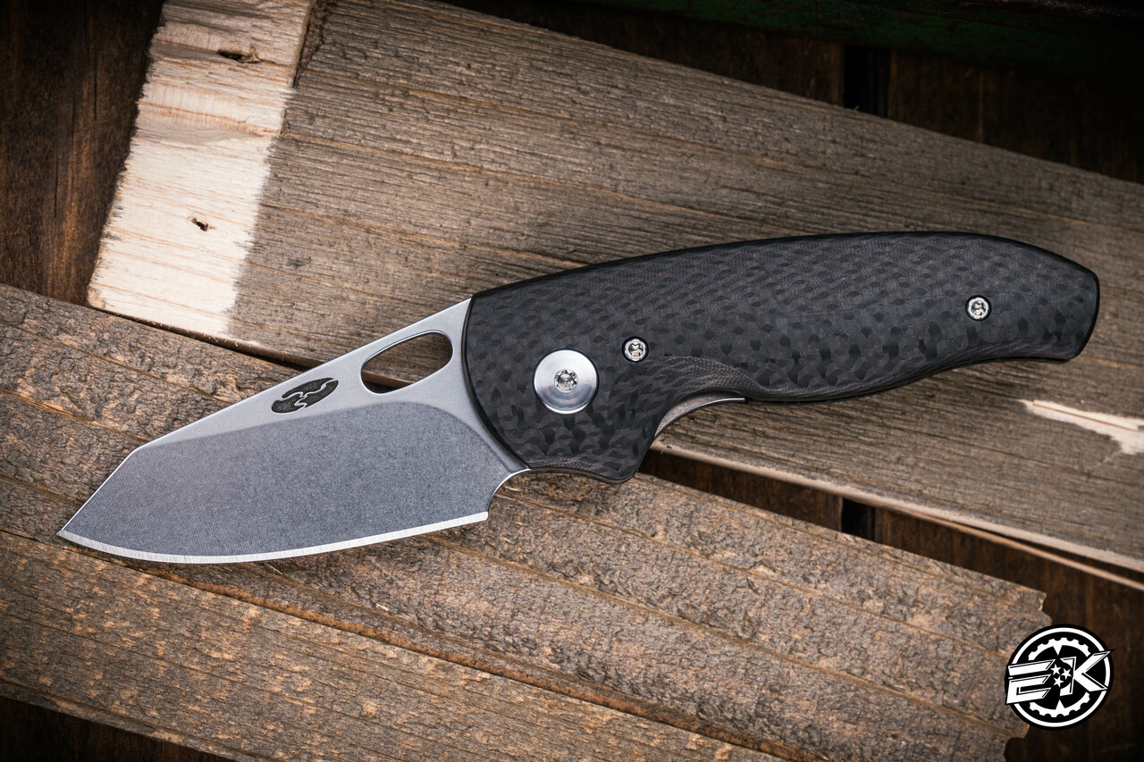 Three Rivers Manufacturing NERD Folding Knife Carbon Fiber 2.2 ...