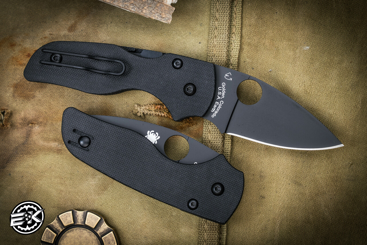Spyderco Lil' Native Folding Knife G-10 Black 2.5