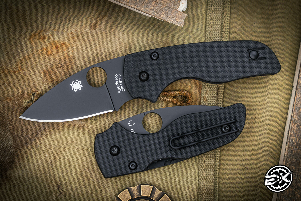 Spyderco Lil' Native Folding Knife G-10 Black 2.5