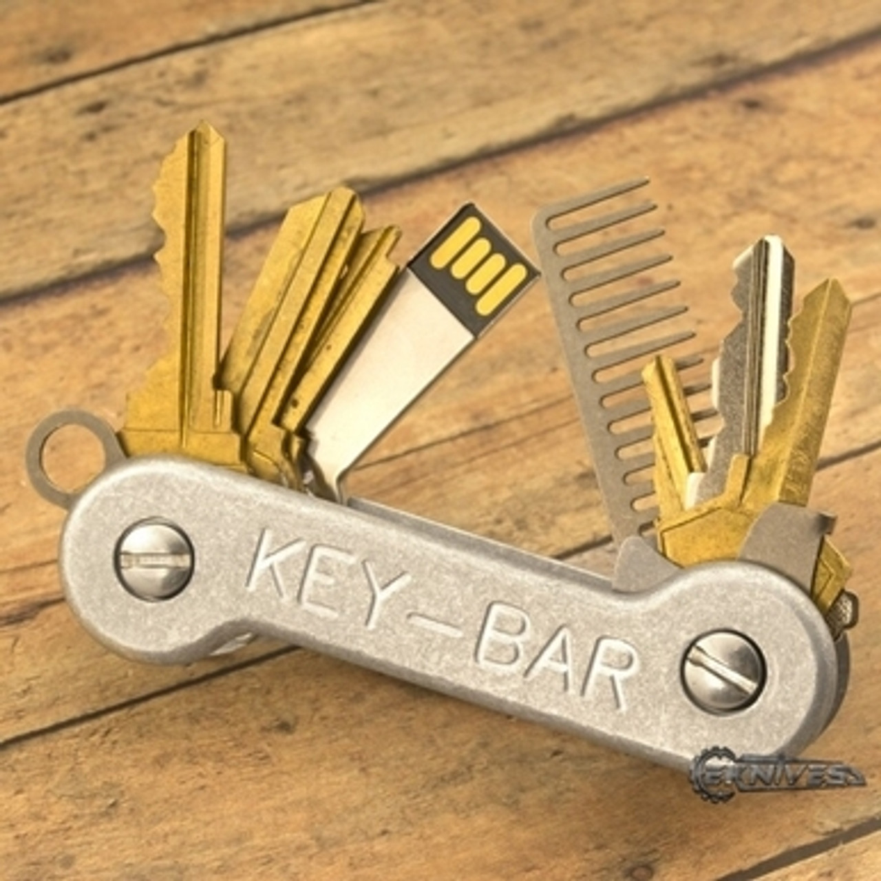 小物 keybar Ultem/Titanium&Blade Insert Combo Titanium Multi-Tool Insert - KeyBar
