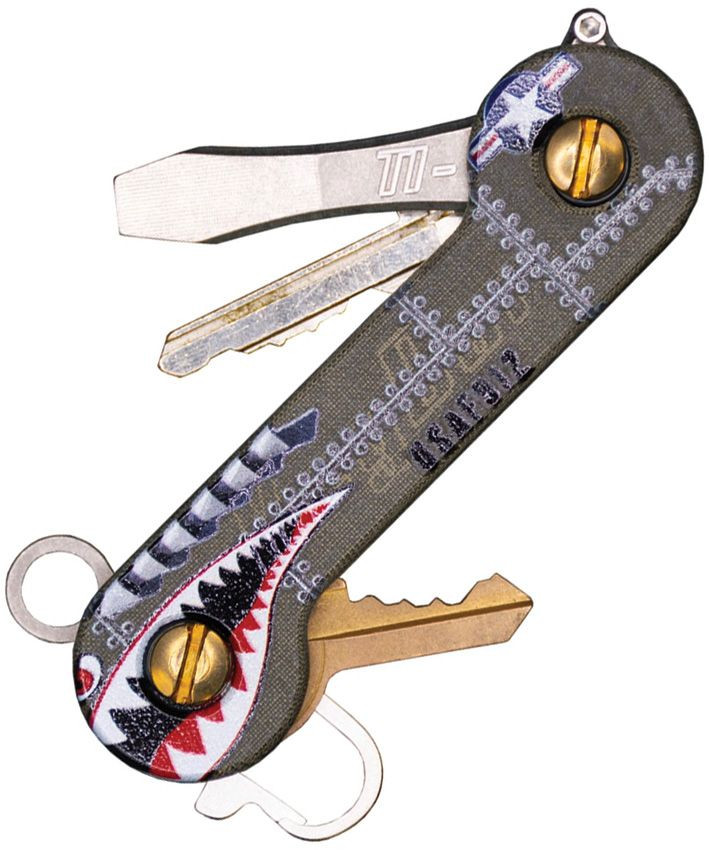 KEYBAR Micarta Bomber Pocket Key Organizer