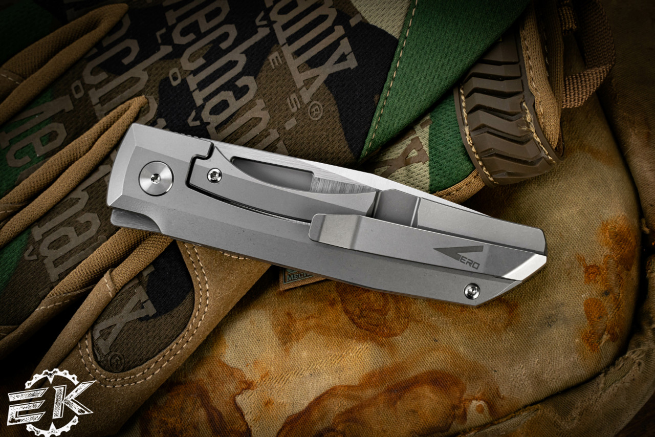 Vero Engineering Vero Impulse Thin EDC Pocket Knife - Hand Satin Blade /  Stonewashed Handle, Pocket Knives