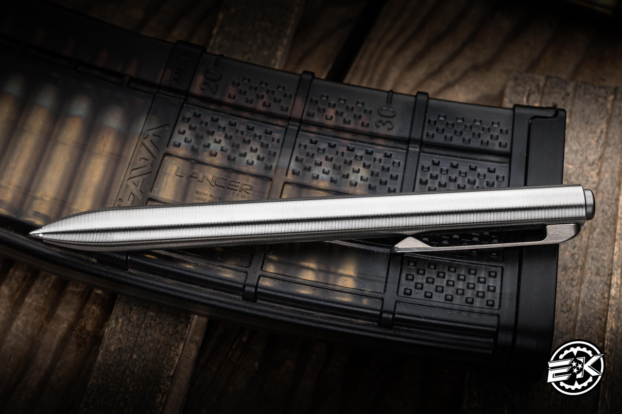 Tactile Turn Side Click Pen Titanium Short 5.3