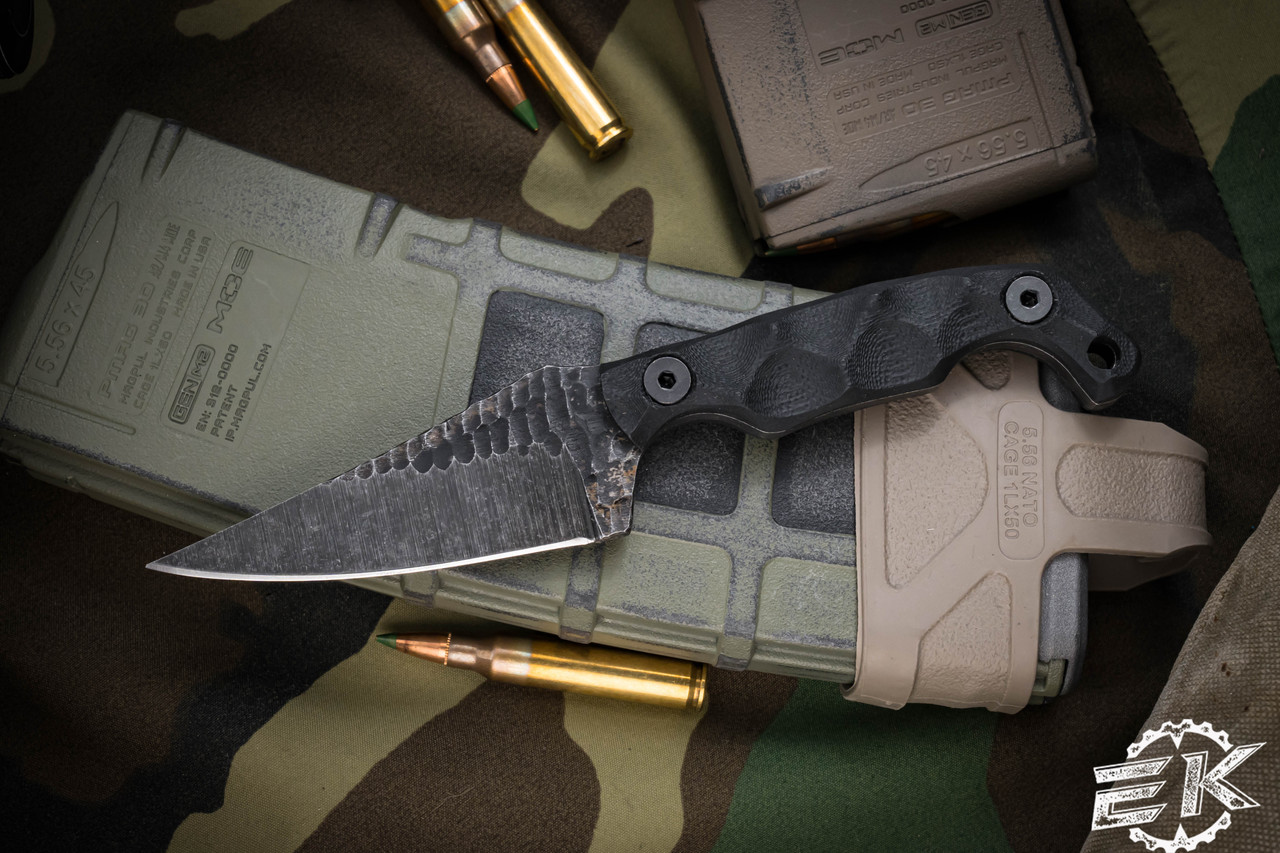 Stroup Knives MINI MOD 1 Fixed Blade Knife Black G10 3