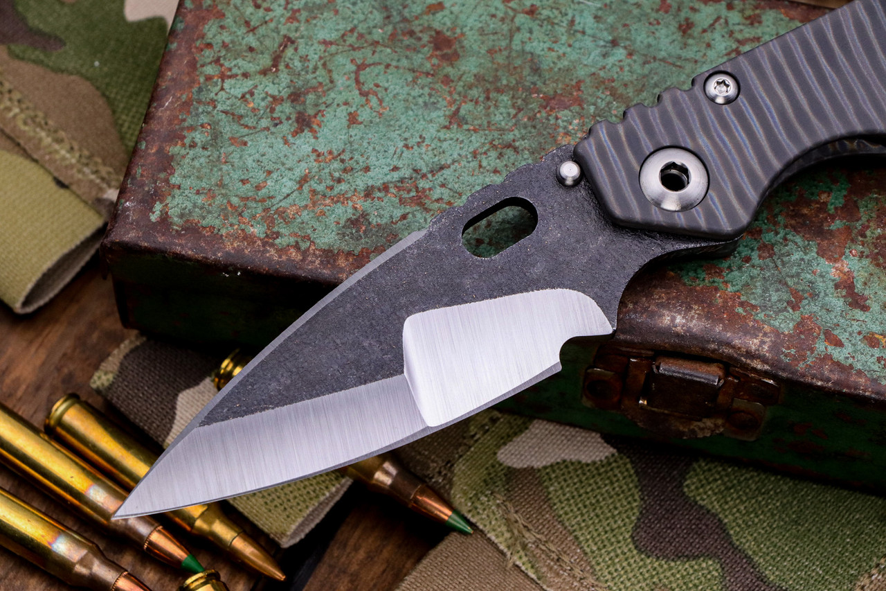 Mick Strider Custom SMF Titanium Flame Striped Handles 4