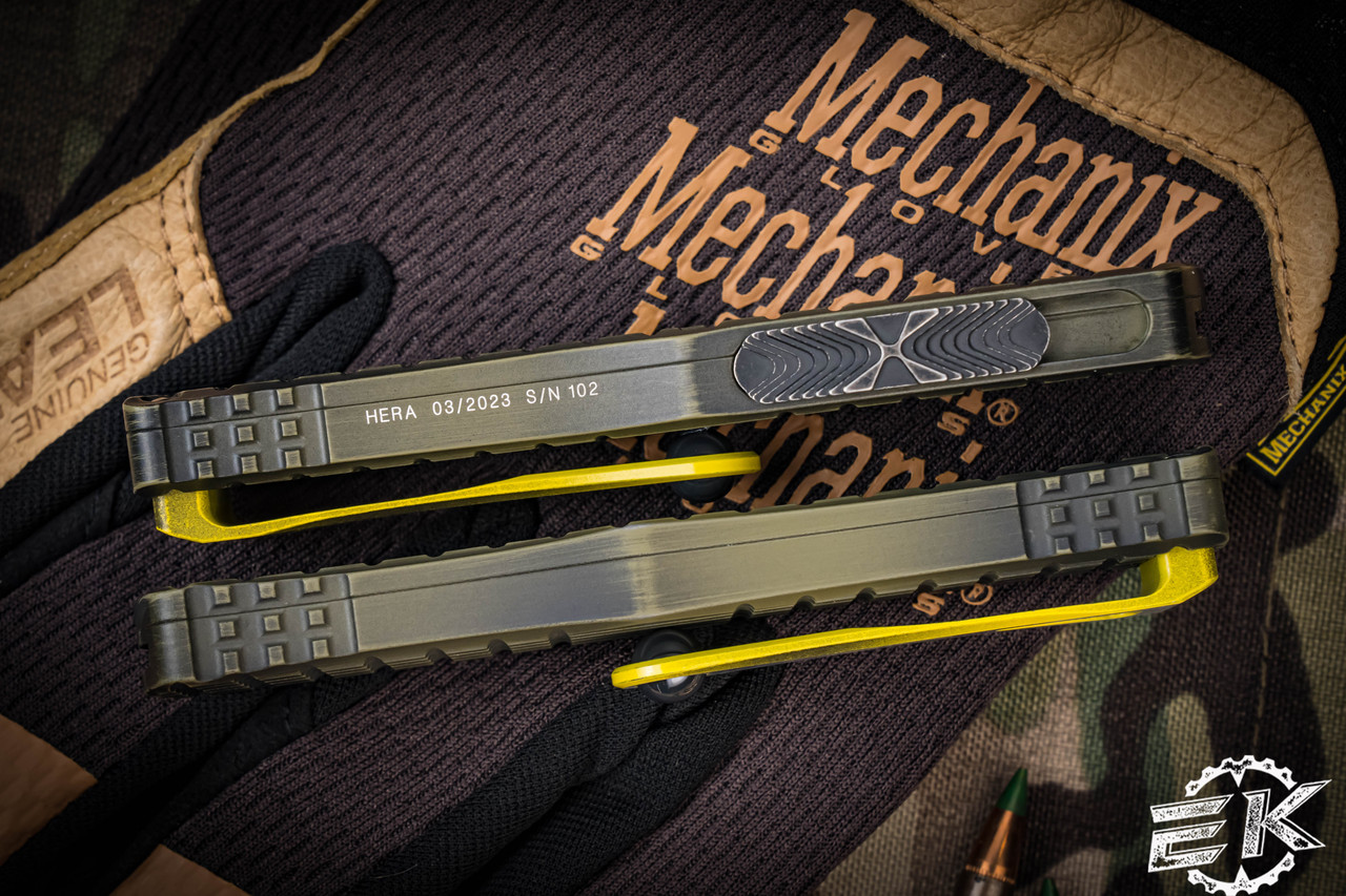 Microtech Hera FRAG Grenade Green OTF Knife 3