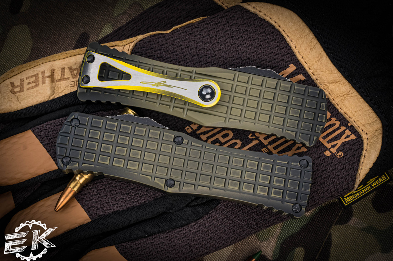 Microtech Hera FRAG Grenade Green OTF Knife 3