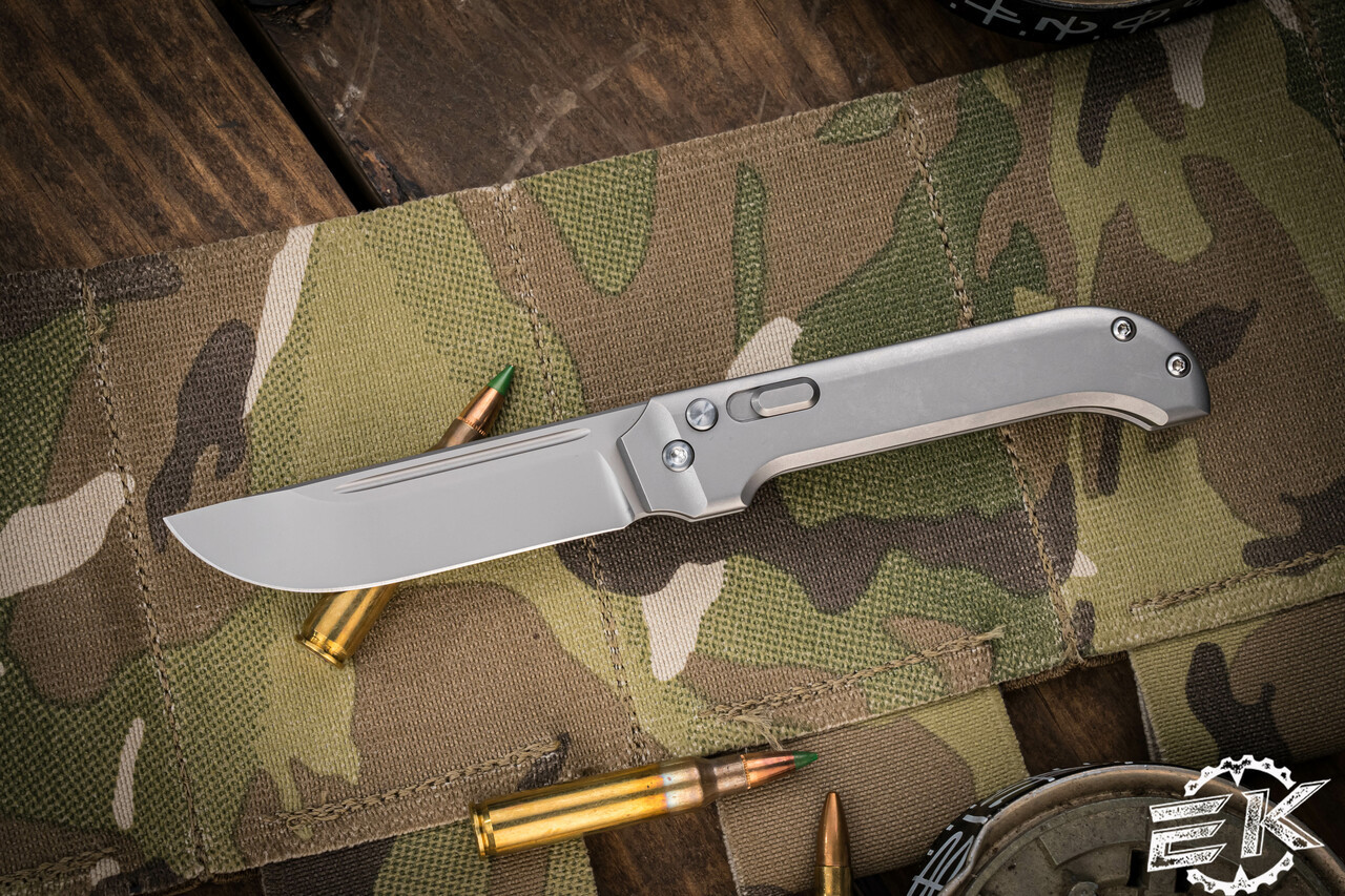 D Rocket Designs KatanaXL Auto Titanium Blasted 3.25