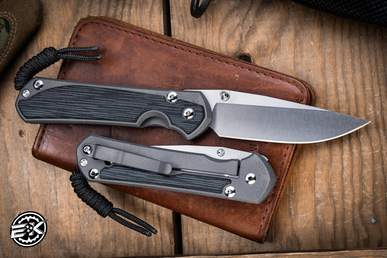 Left Hand-Chris Reeve Knives Large Sebenza 31 Folding Knife Black