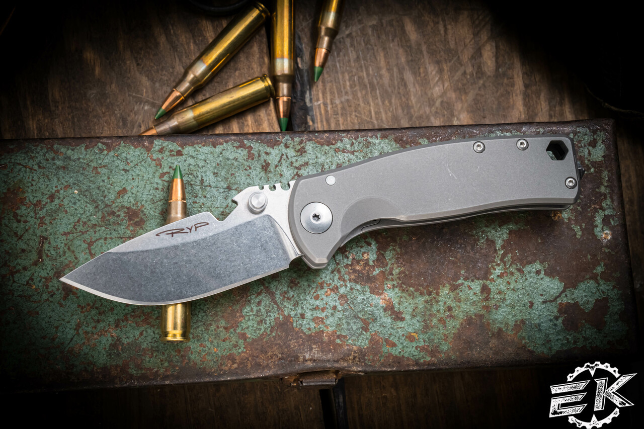 DPx Gear HEST/F 3.0 Flipper Knife Titanium Handles 3.15