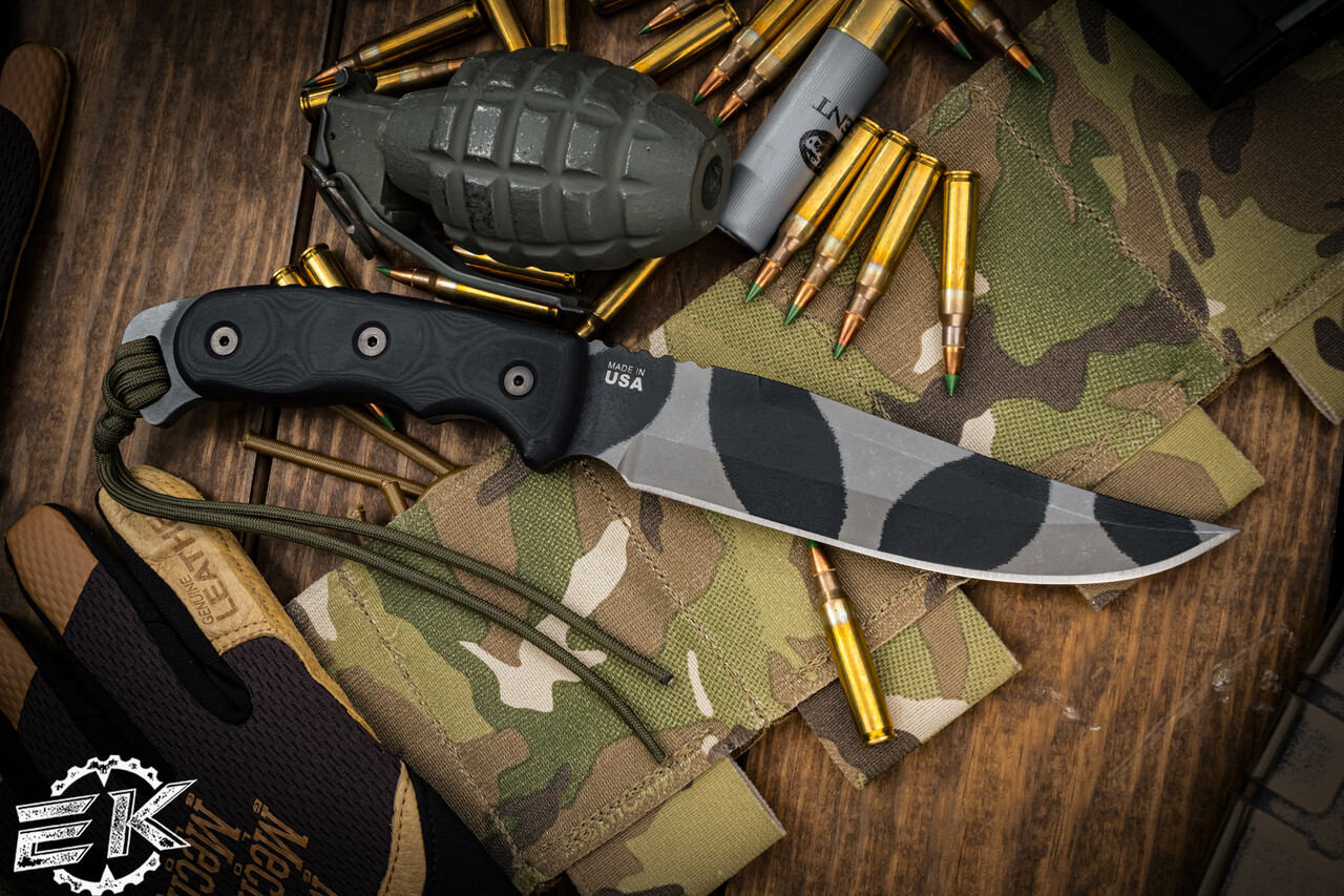 TOPS Knives Moccasin Ranger Knife 6.5" Two Tone Plain (Preowned)