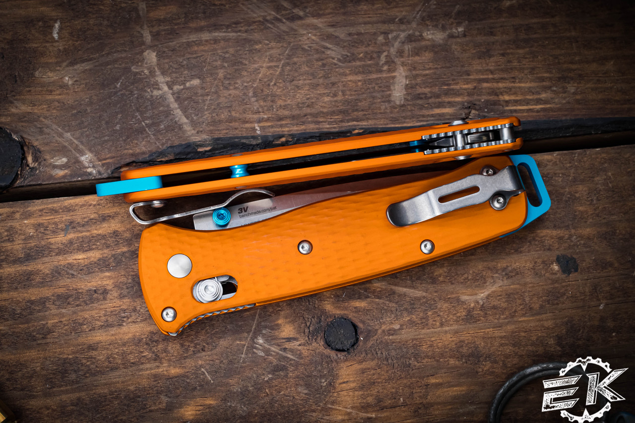 Benchmade Bailout AXIS Lock Knife Limited Edition Orange Aluminum
