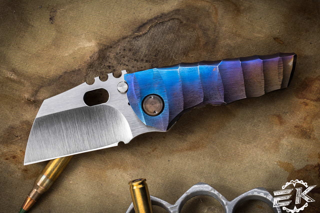 Dalibor Bergam Pollux Titanium Anodized Timascus Clip (Preowned)