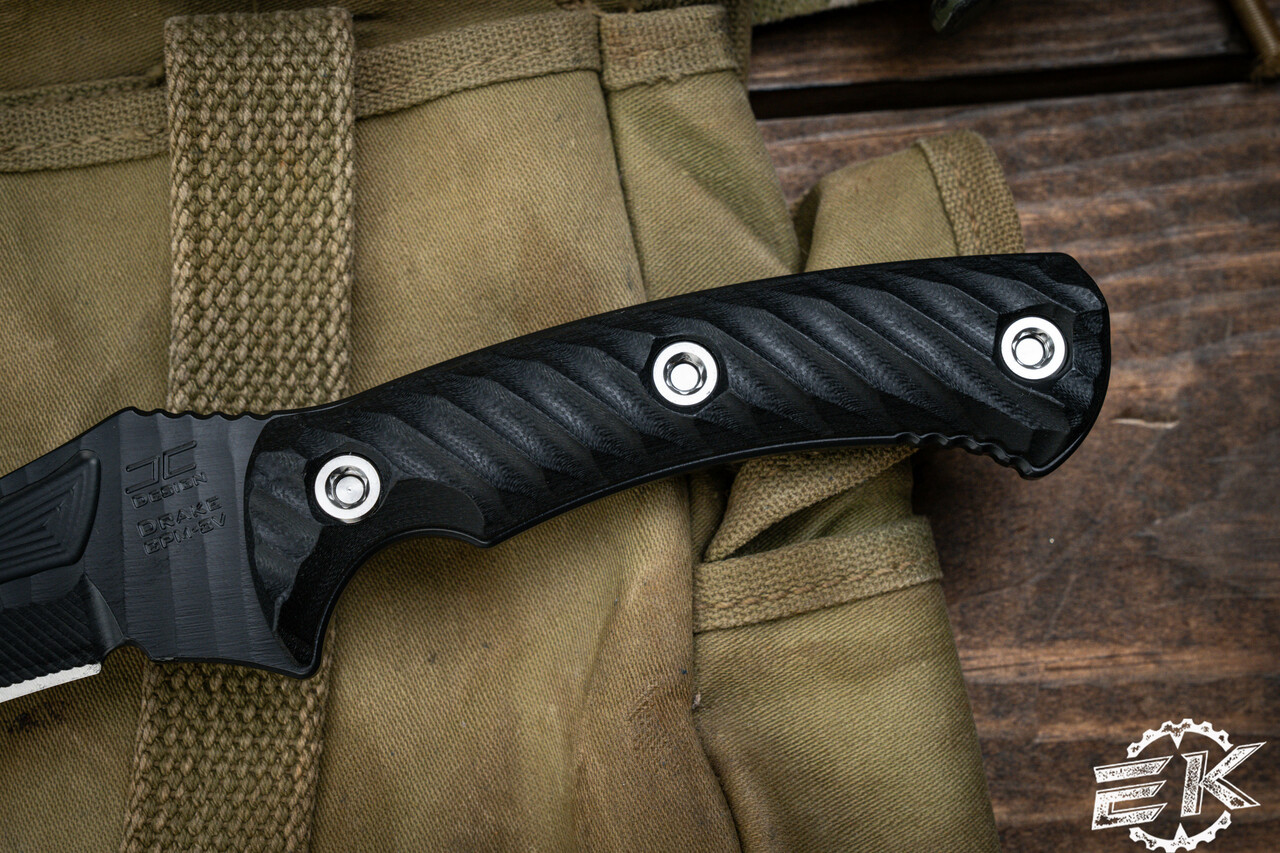 RMJ Tactical 3V Syndicate Drake Short Sword Black G10 11