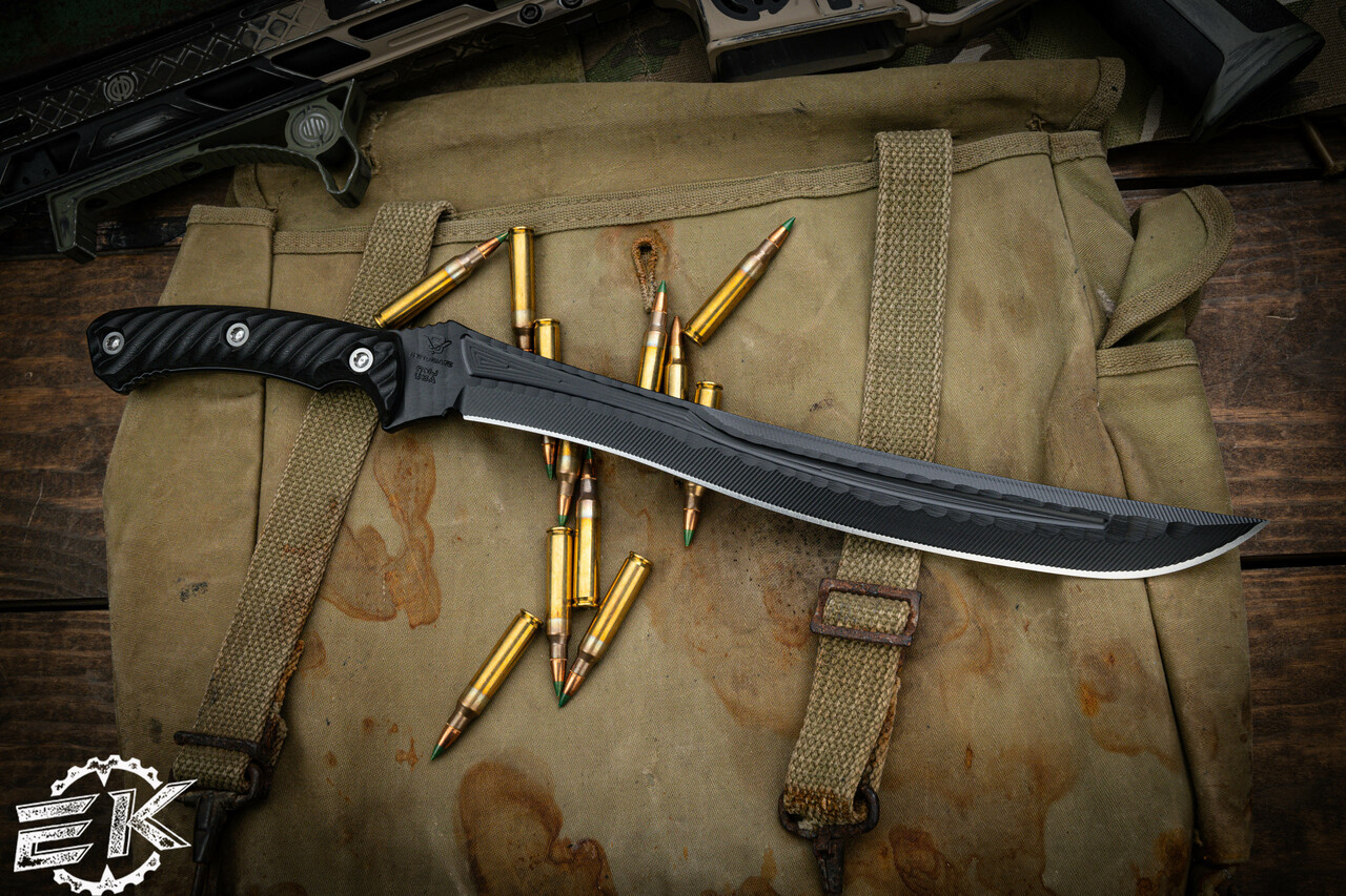 RMJ Tactical 3V Syndicate Drake Short Sword Black G10 11