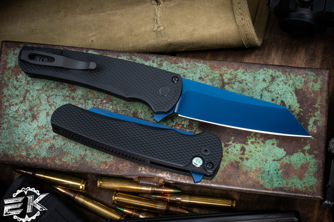 ProTech Malibu Flipper Knife Textured Black 3.25