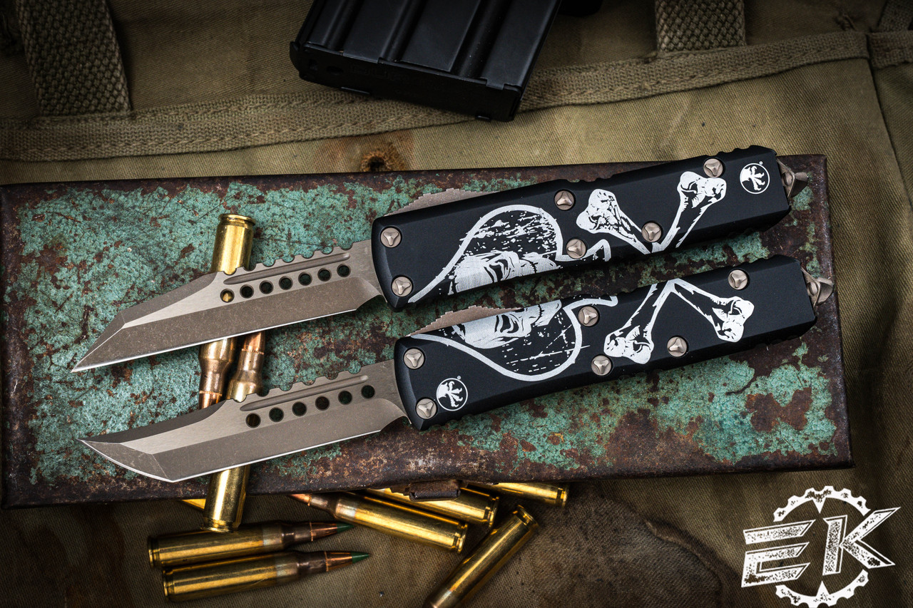 Microtech UTX-85 Death Card Set Hellhound/Warhound OTF 3