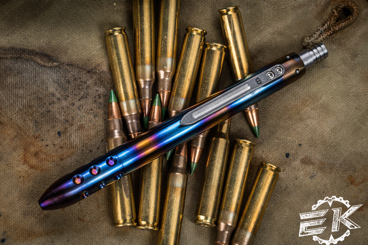 インディソウル　R&B / DEEP THREAT PEN&PIXE ペンピク Blackside Customs Titanium Click Pen Flamed 1