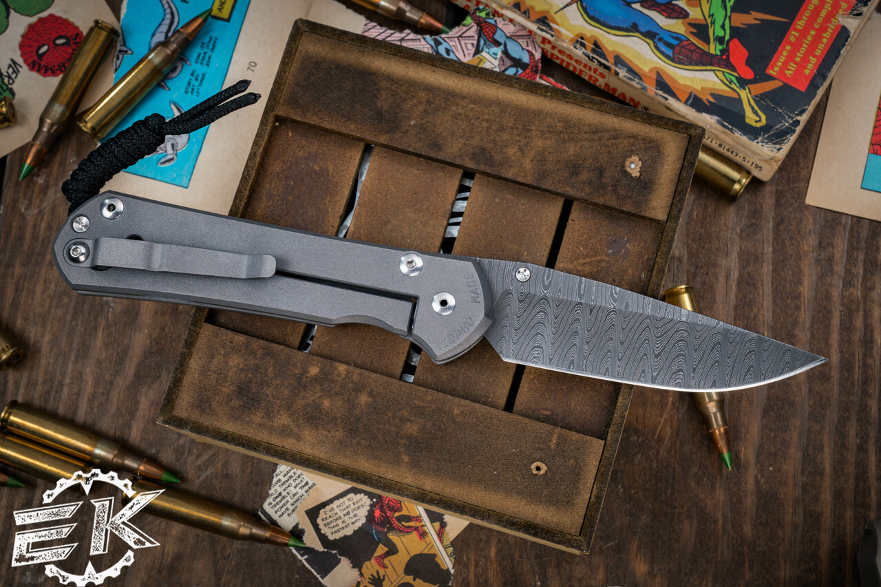 Chris Reeve Knives Large Sebenza 31 Unique Graphic Titanium
